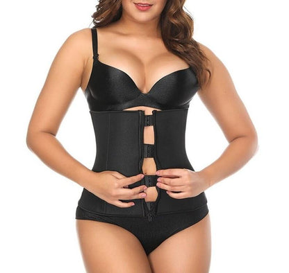 Lighteme Plus Size Clip & Zip Waist Trainer -Body Shaper!