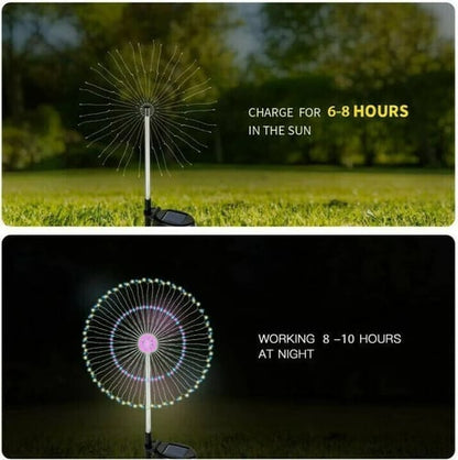 Lighteme Waterproof Solar Garden Fireworks Lamp | BUY 1 GET 1 FREE (2PCS)