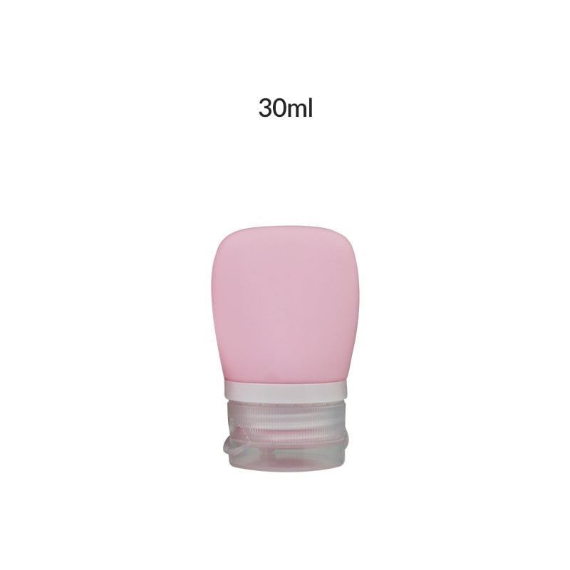 Lighteme Travel Silicone Bottle Set – 2-Pack for Shampoo, Shower Gel & Cosmetics