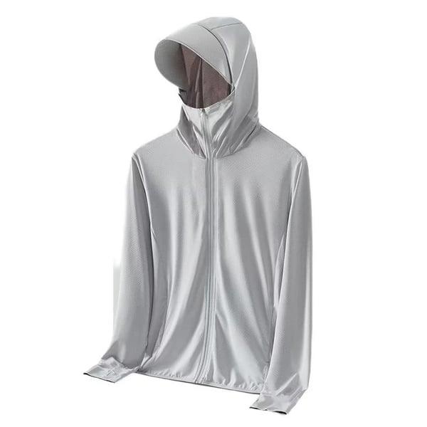 Lighteme Unisex Feather-Light UV Protection Zip-Up Hoodie