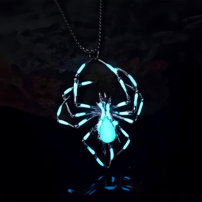 Lighteme Halloween Luminous Spider Necklace