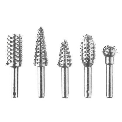 Lighteme Premium Tungsten Steel Carbide Rotary Burr Set