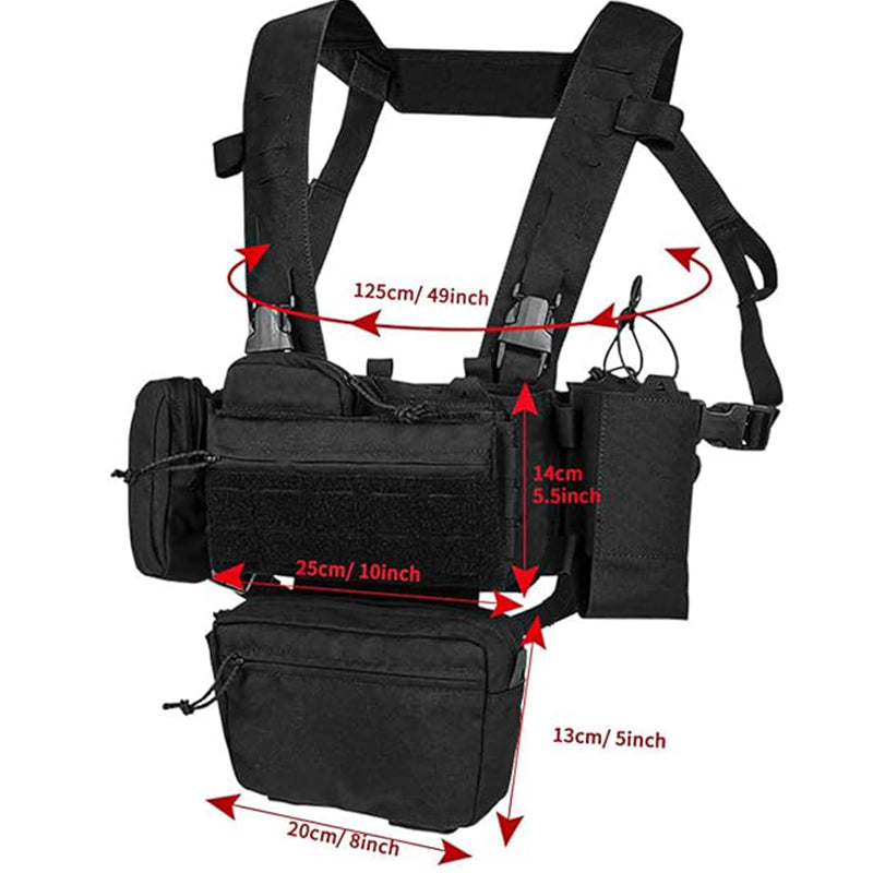 Lighteme Modular Rapid Assault Tactical Chest Rig