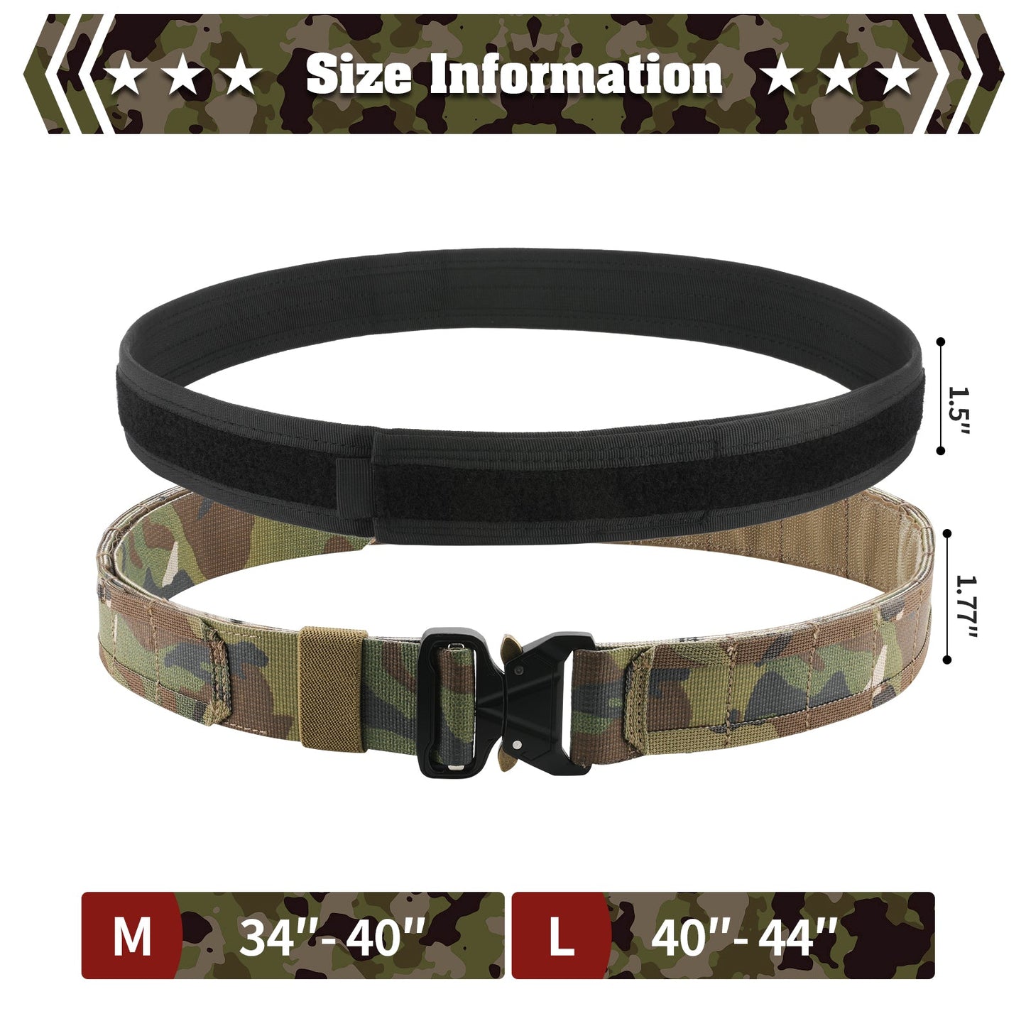 Lighteme All Mission Tactical Molle Belt