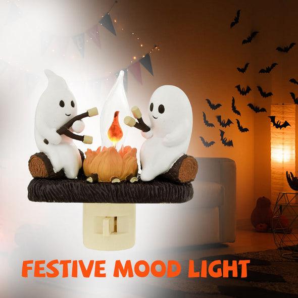 Lighteme Halloween Ghost Campfire Flickering Nightlight