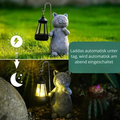 Lighteme Cat Lantern Solarbetriebene Beleuchtung