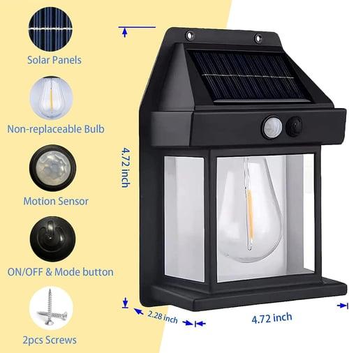 Lighteme Outdoor Solar Power Wall Lamp | BUY 1 GET 1 FREE (2PCS)