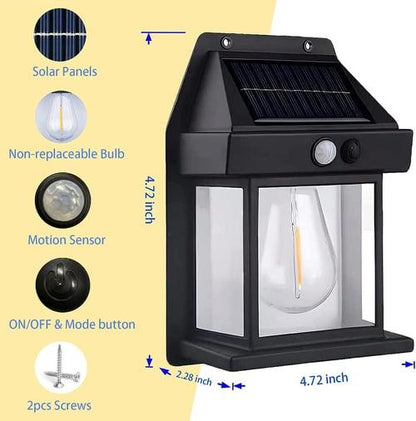 Lighteme Outdoor Solar Power Wall Lamp | BUY 1 GET 1 FREE (2PCS)