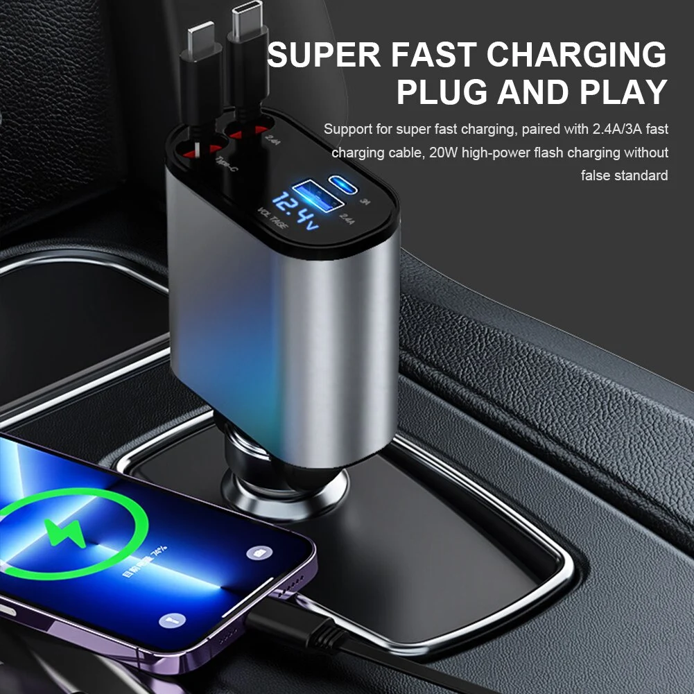 Lighteme Retractable car charger