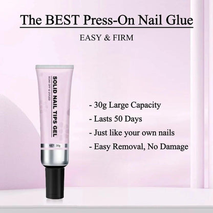 Lighteme Magic Solid Nail Glue Kit for Press-On Nails