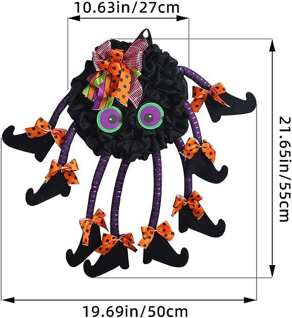 Lighteme Halloween Multi-Legged Witch Wreath