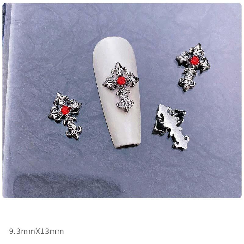 Lighteme 3D Gothic Halloween Nail Charms – Pack of 10