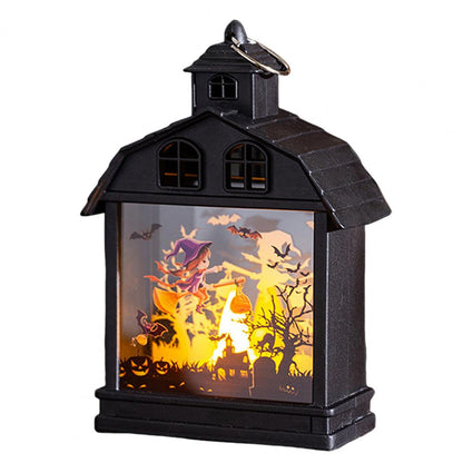 Lighteme Vintage Halloween Lantern with Flameless Candle - Set of 4