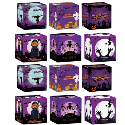 Lighteme 12pcs Halloween Gift Bags for Candy & Treat Packaging