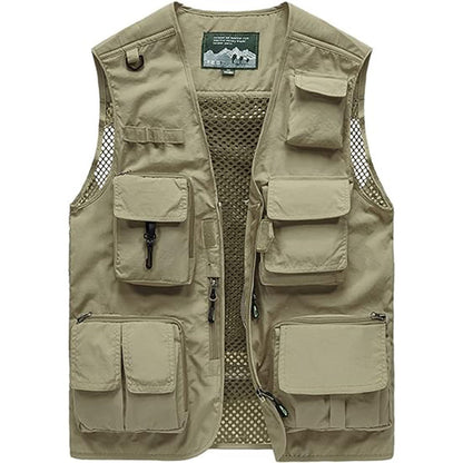 Lighteme Men’s Lightweight Utility Cargo Vest