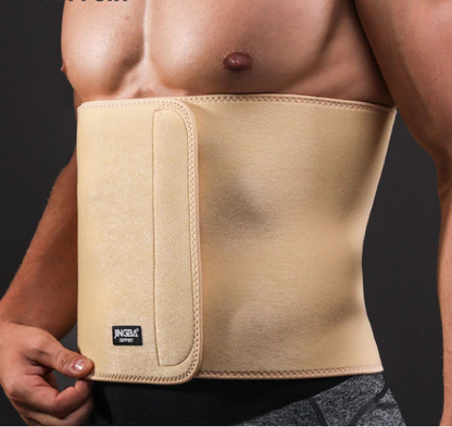 Lighteme Men's Weight Loss Sweat Belt - Stomach Trimming Waist Trainer!