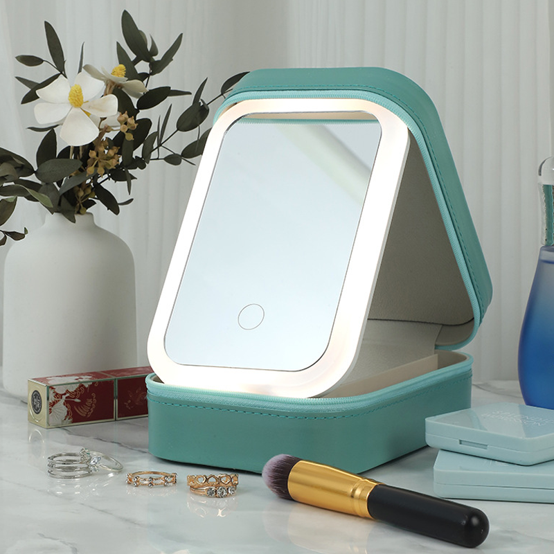 Lighteme Multifunctional Makeup Box - Jewelry Storage Box + Makeup Mirror