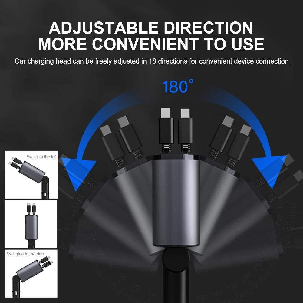 Lighteme Retractable car charger