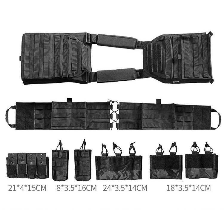 Lighteme Modular Rapid Assault Tactical Plate Carriers Vest