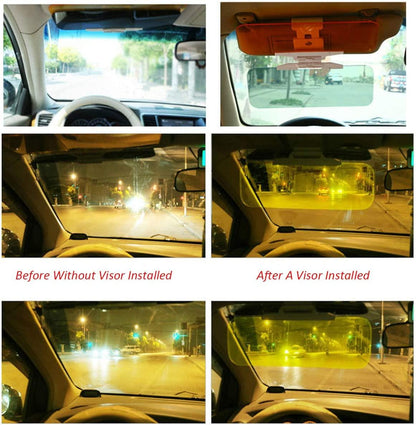 Lighteme 2 in 1 Anti glare car sun visor