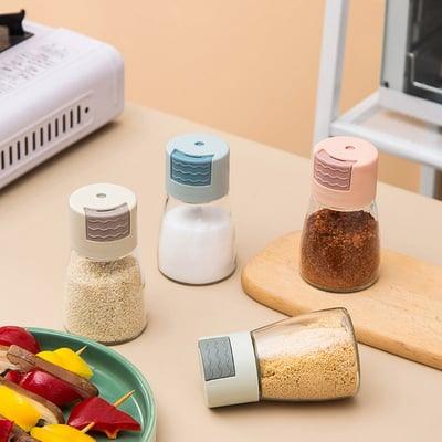 Lighteme Adjustable Push-Type Salt and Pepper Dispensers | BUY 1 GET 1 FREE (2PCS)