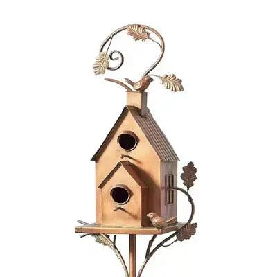 Lighteme Garden decoration metal bird house