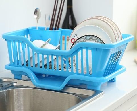 Lighteme Double Layer Kitchen Dish Drying Rack