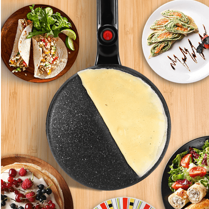 Lighteme Magic Crepe Maker + FREE Bowl and Eggwhisk