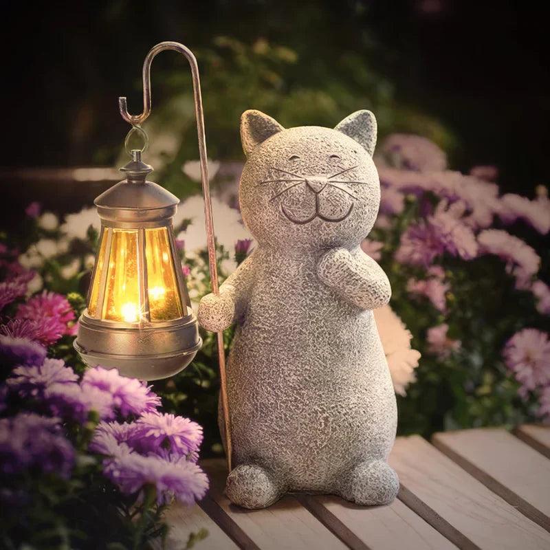 Lighteme Cat Lantern Solarbetriebene Beleuchtung