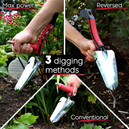 Lighteme Multi-Digger Hand Trowel One tool for all your gardening needs!