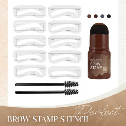 Lighteme Stencil & Stamp Kit for Quick eyebrow drawing