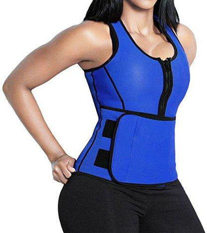 Lighteme Plus Size Upper Body Sauna Vest & Waist Trainer in ONE!