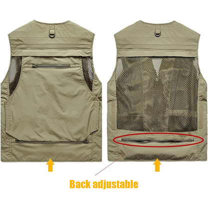 Lighteme Men’s Lightweight Utility Cargo Vest