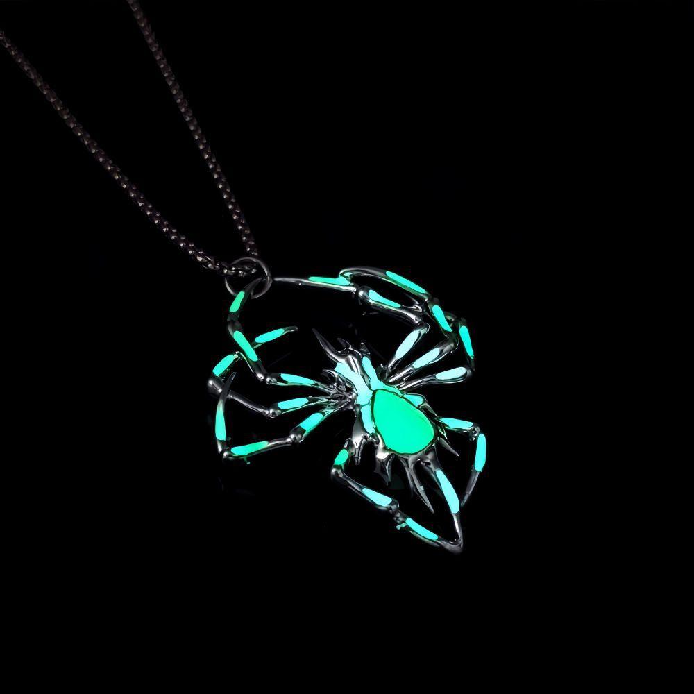 Lighteme Halloween Luminous Spider Necklace