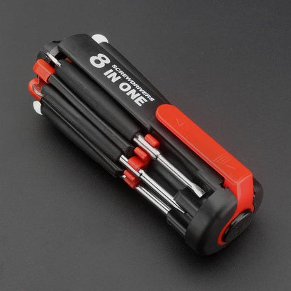 Lighteme 8 Screwdrivers in 1 Tool with Worklight