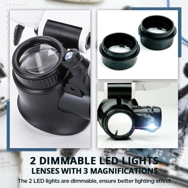 Lighteme LED Magnifier Glasses