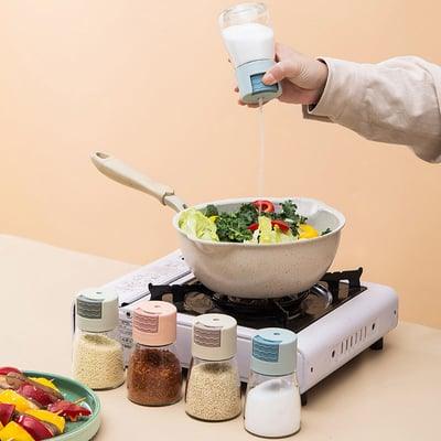 Lighteme Adjustable Push-Type Salt and Pepper Dispensers | BUY 1 GET 1 FREE (2PCS)