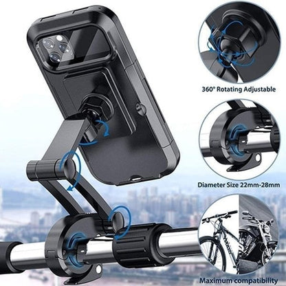 Lighteme Waterproof Bicycle & Motorcycle Phone Holder