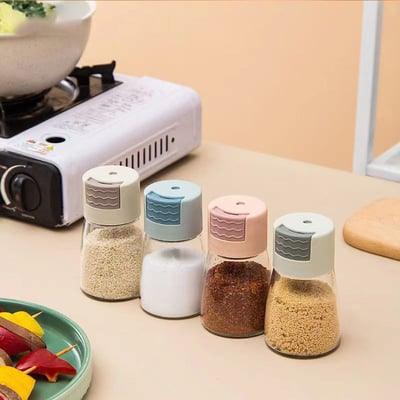 Lighteme Adjustable Push-Type Salt and Pepper Dispensers | BUY 1 GET 1 FREE (2PCS)