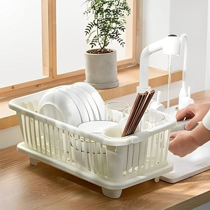 Lighteme Double Layer Kitchen Dish Drying Rack