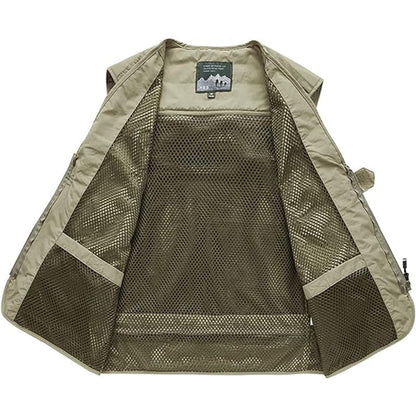 Lighteme Men’s Lightweight Utility Cargo Vest