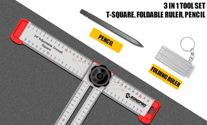 Lighteme Universal T-Shaped Angle Ruler