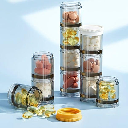 Lighteme Portable High Capacity Weekly Pill Box