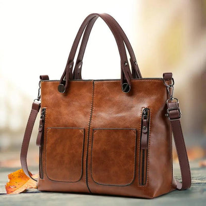 Lighteme Leather shoulder bag The Fashion you need