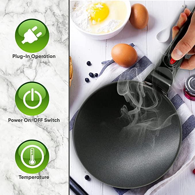 Lighteme Magic Crepe Maker + FREE Bowl and Eggwhisk