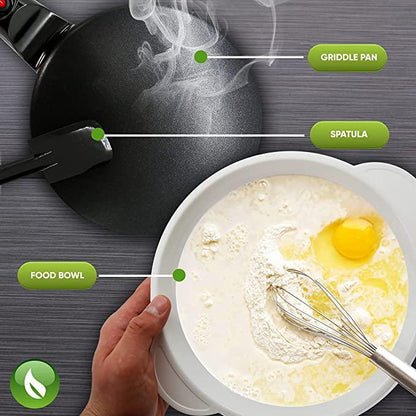 Lighteme Magic Crepe Maker + FREE Bowl and Eggwhisk