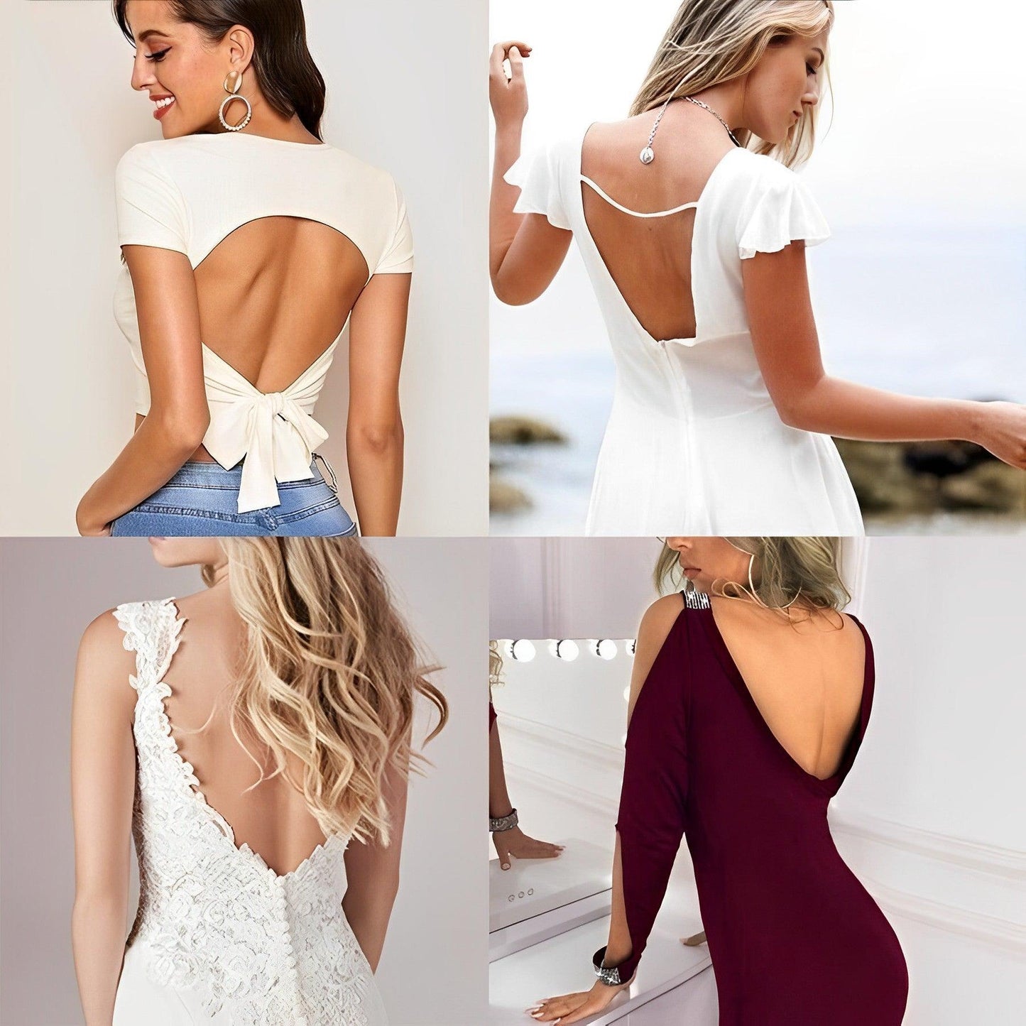 Lighteme 1+1 Free | Backless Bra Good companion for backless dresses