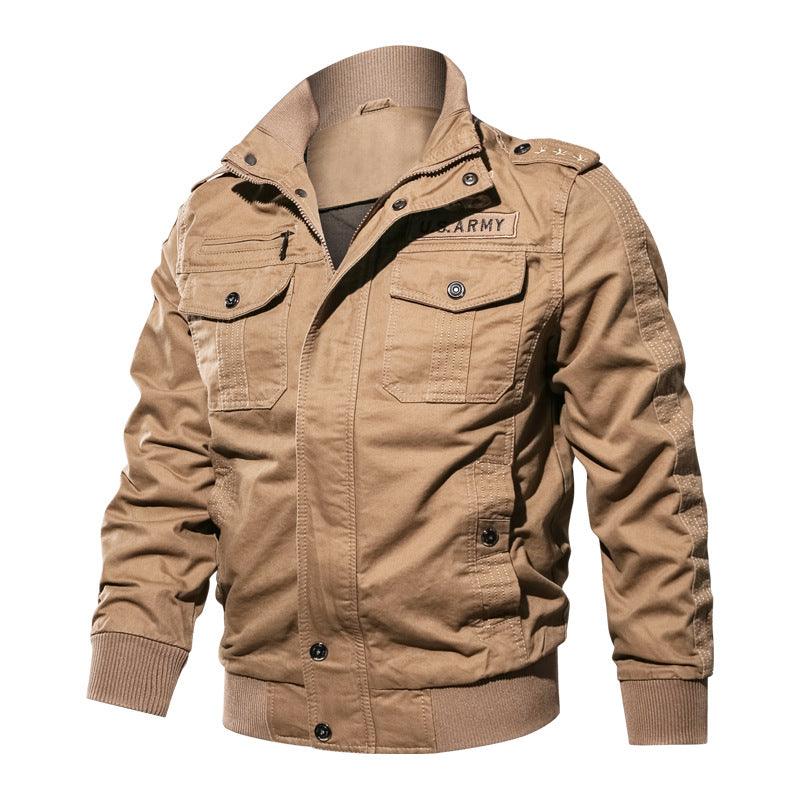 Lighteme Cotton Lightweight Army Winderbreaker Jacket