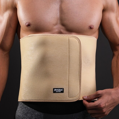 Lighteme Men's Weight Loss Sweat Belt - Stomach Trimming Waist Trainer!