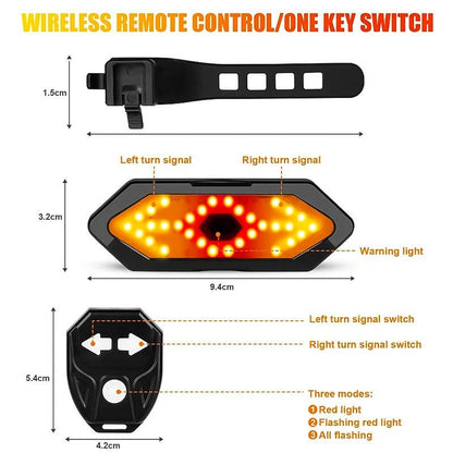 Lighteme Wireless rear light with signals